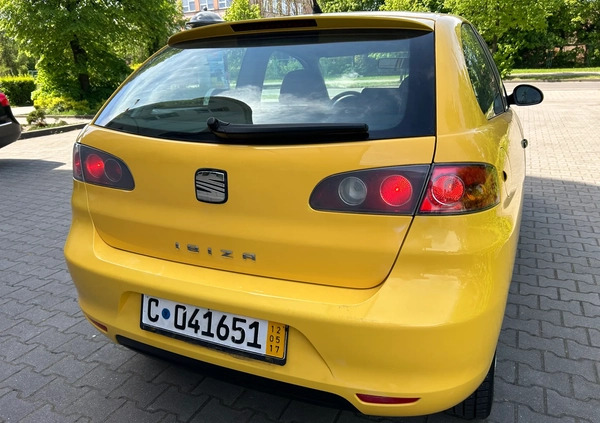 Seat Ibiza cena 9800 przebieg: 165000, rok produkcji 2007 z Zawiercie małe 466